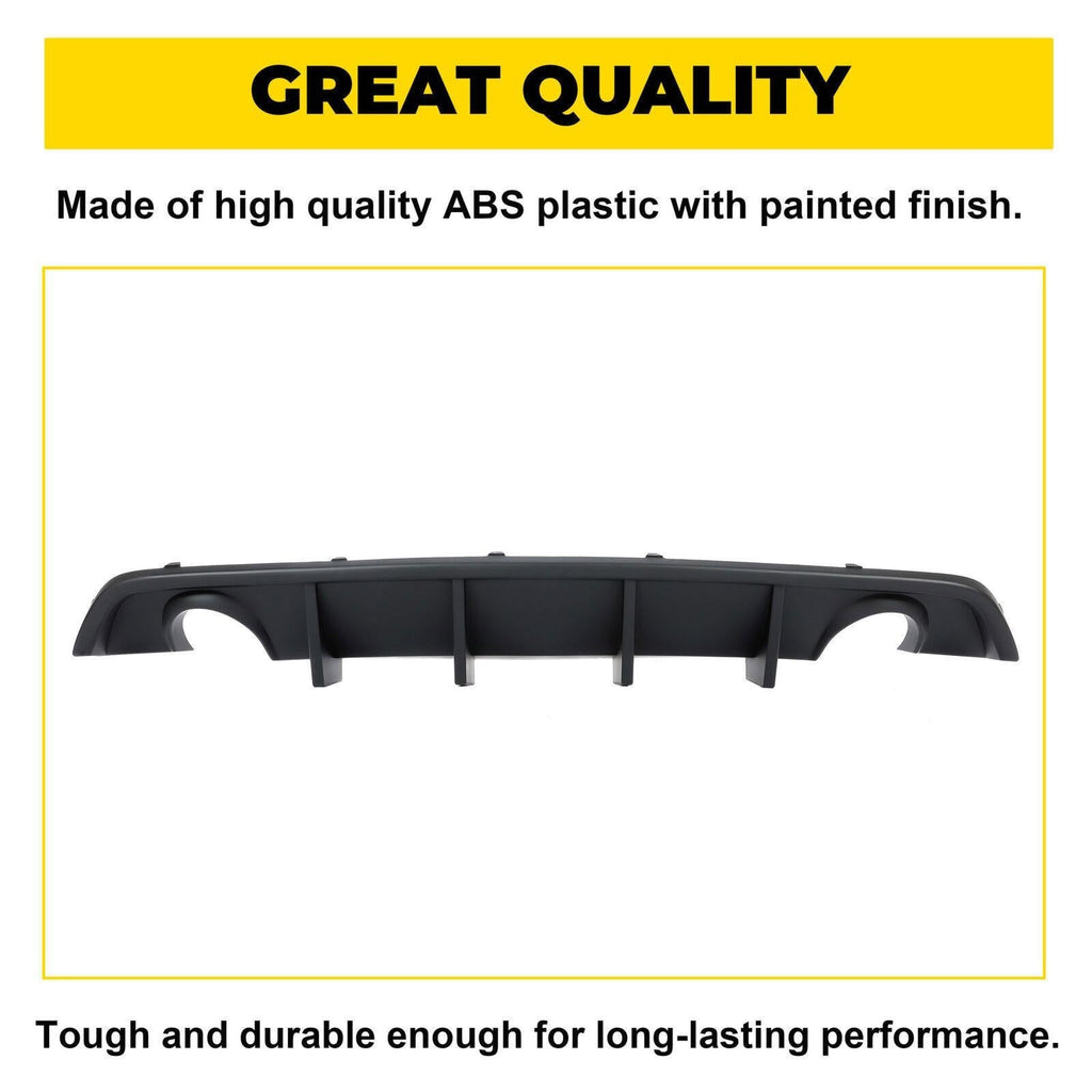 Matte Black Rear Bumper Lip Lower Diffuser For Dodge Charger SRT V2 Style 12-14