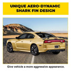 Matte Black Rear Bumper Lip Lower Diffuser For Dodge Charger SRT V2 Style 12-14