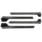 For Tesla Model 3 2017-2023 LH RH Side Skirts Rocker Panels Carbon Fiber Style