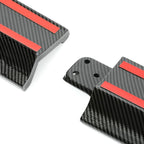 For Tesla Model 3 2017-2023 LH RH Side Skirts Rocker Panels Carbon Fiber Style
