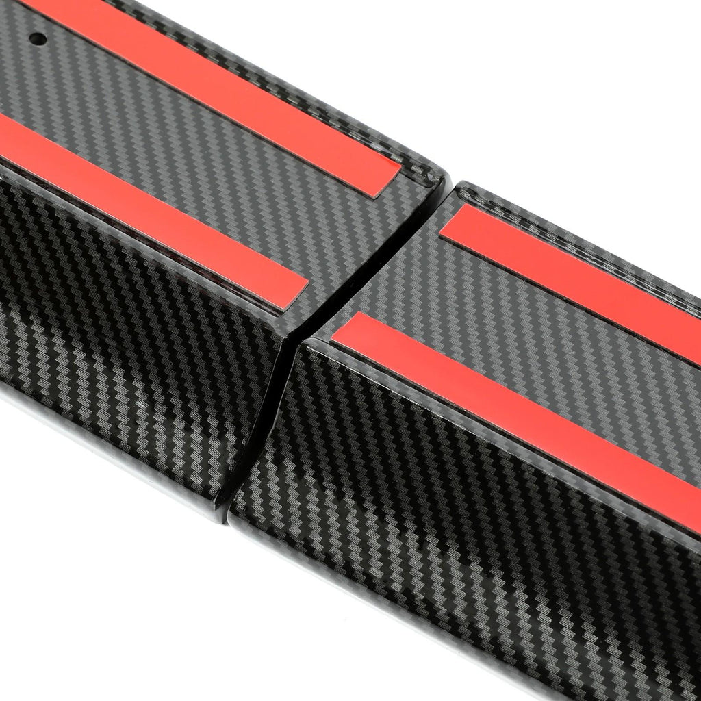 For Tesla Model 3 2017-2023 LH RH Side Skirts Rocker Panels Carbon Fiber Style