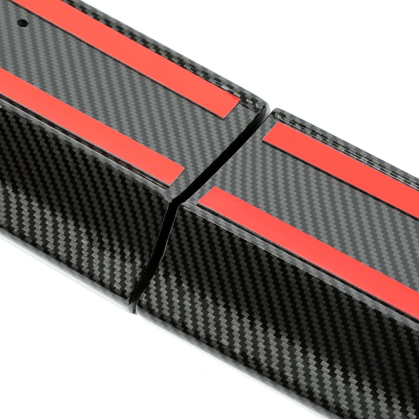 For Tesla Model 3 2017-2023 LH RH Side Skirts Rocker Panels Carbon Fiber Style
