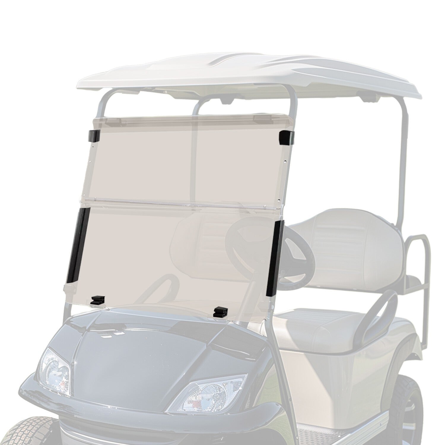For Yamaha G29 Drive 07-16 Golf Cart Tinted Folding Down Windshield Windscreen