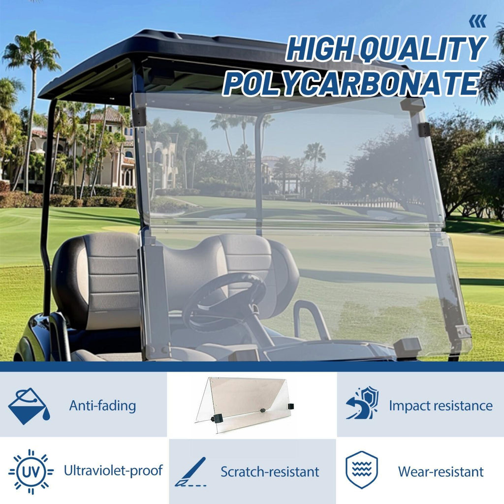 For Yamaha G29 Drive 07-16 Golf Cart Tinted Folding Down Windshield Windscreen