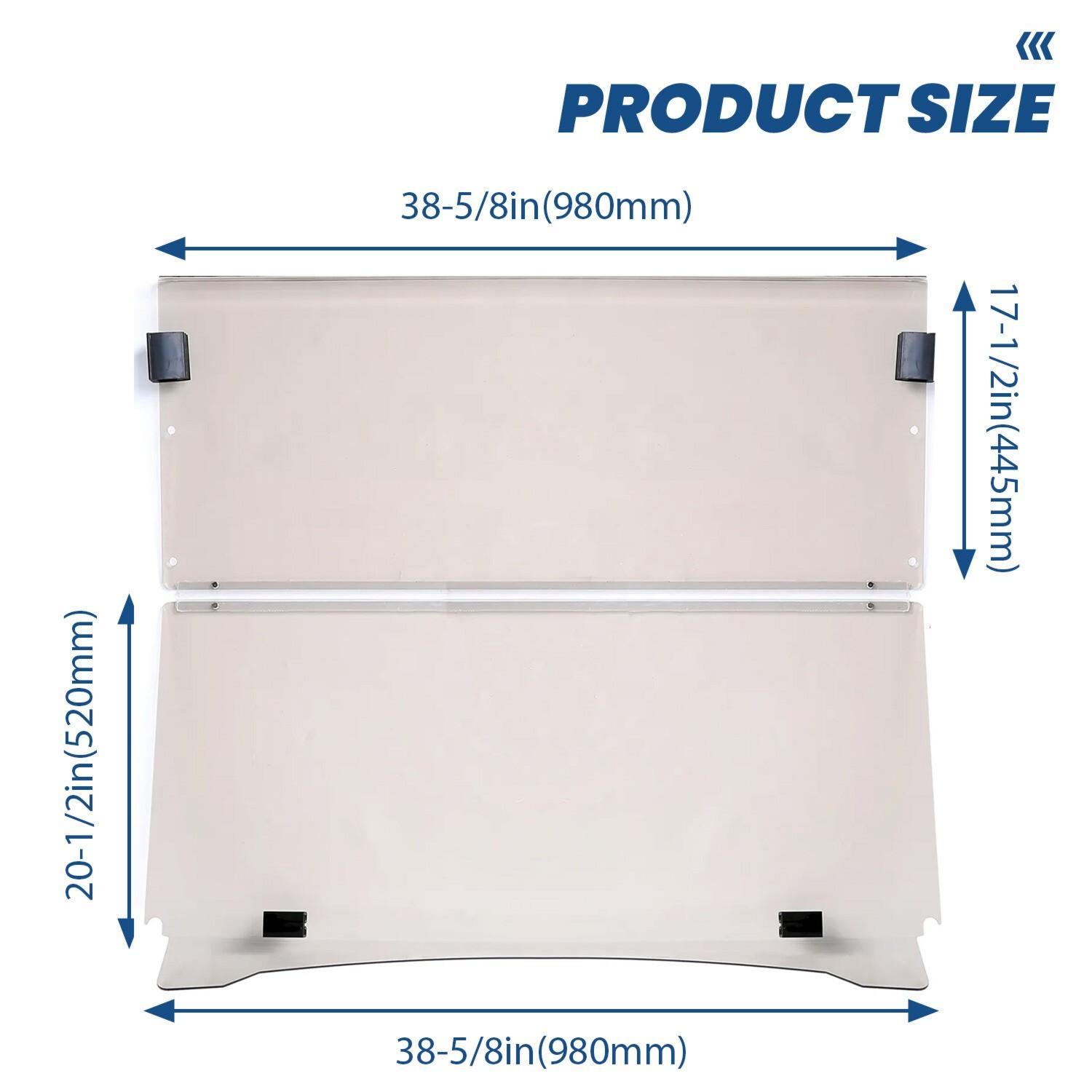 For Yamaha G29 Drive 07-16 Golf Cart Tinted Folding Down Windshield Windscreen