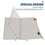 For Yamaha G29 Drive 07-16 Golf Cart Tinted Folding Down Windshield Windscreen