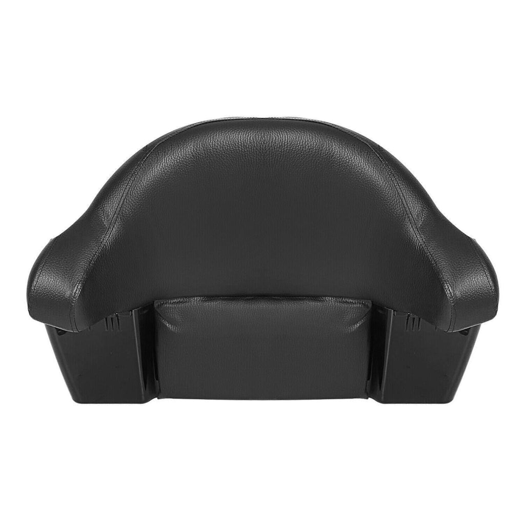 Motorcycle Hard Saddlebags Saddle Bags + Luggage Trunk Backrest Luggage Rack