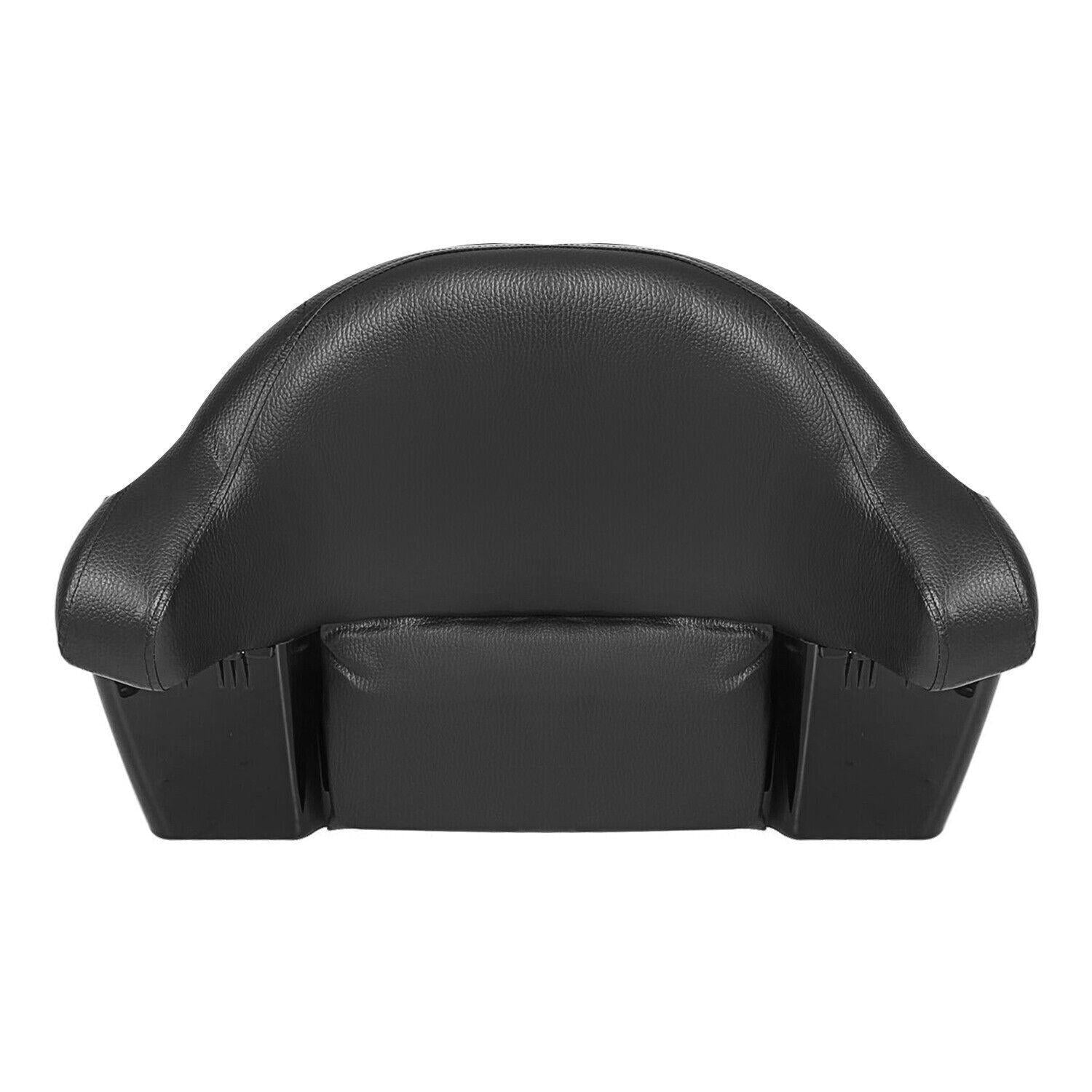 Motorcycle Hard Saddlebags Saddle Bags + Luggage Trunk Backrest Luggage Rack