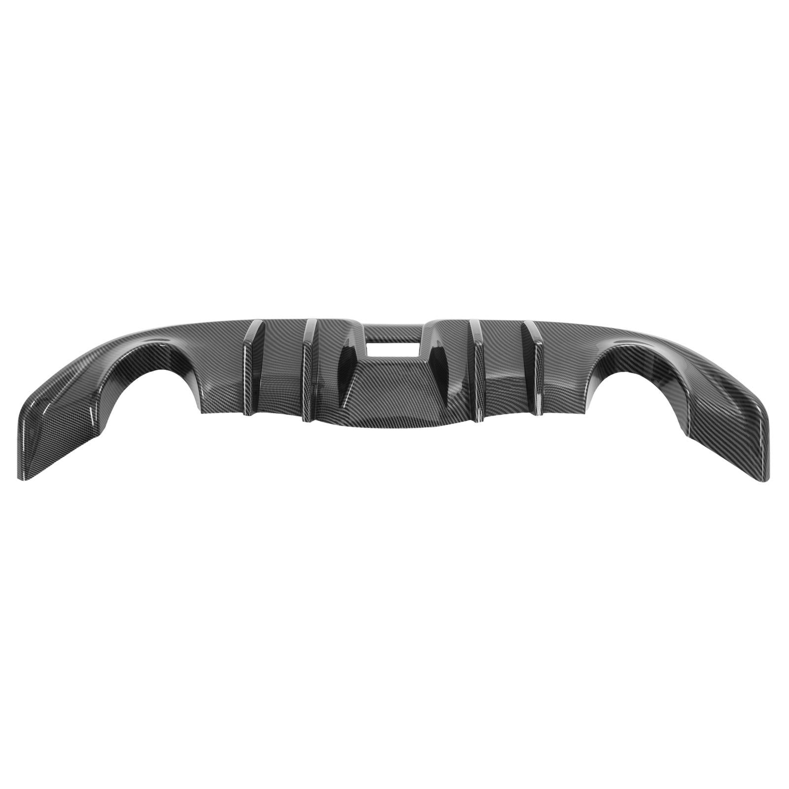 Carbon Look For Nissan 370Z Coupe 2009-2020 Rear Bumper Lip Valance Diffuser PP