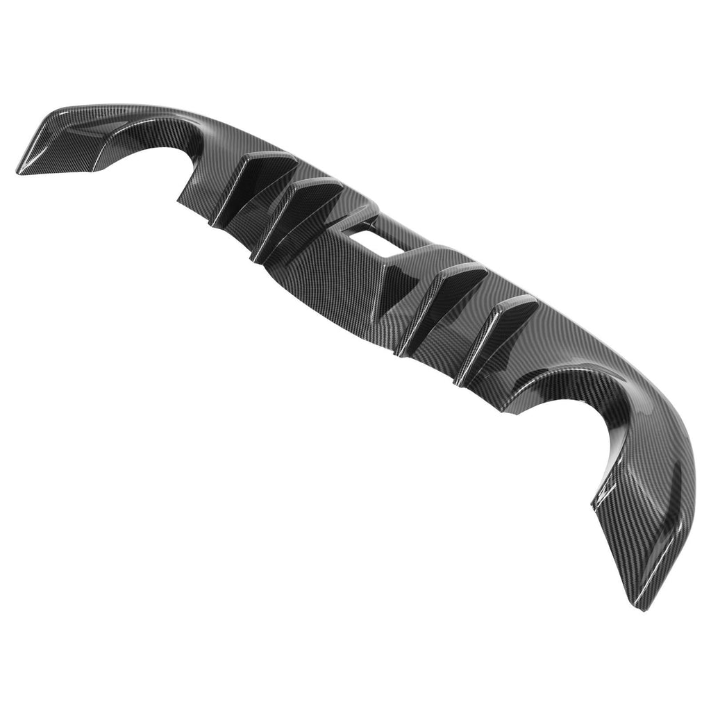 Carbon Look For Nissan 370Z Coupe 2009-2020 Rear Bumper Lip Valance Diffuser PP