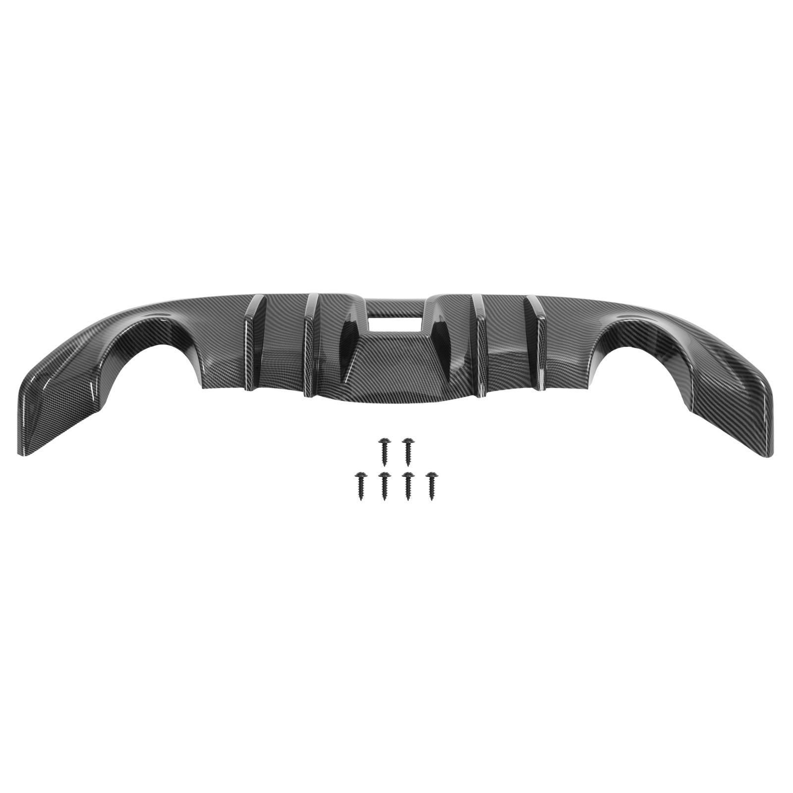 Carbon Look For Nissan 370Z Coupe 2009-2020 Rear Bumper Lip Valance Diffuser PP