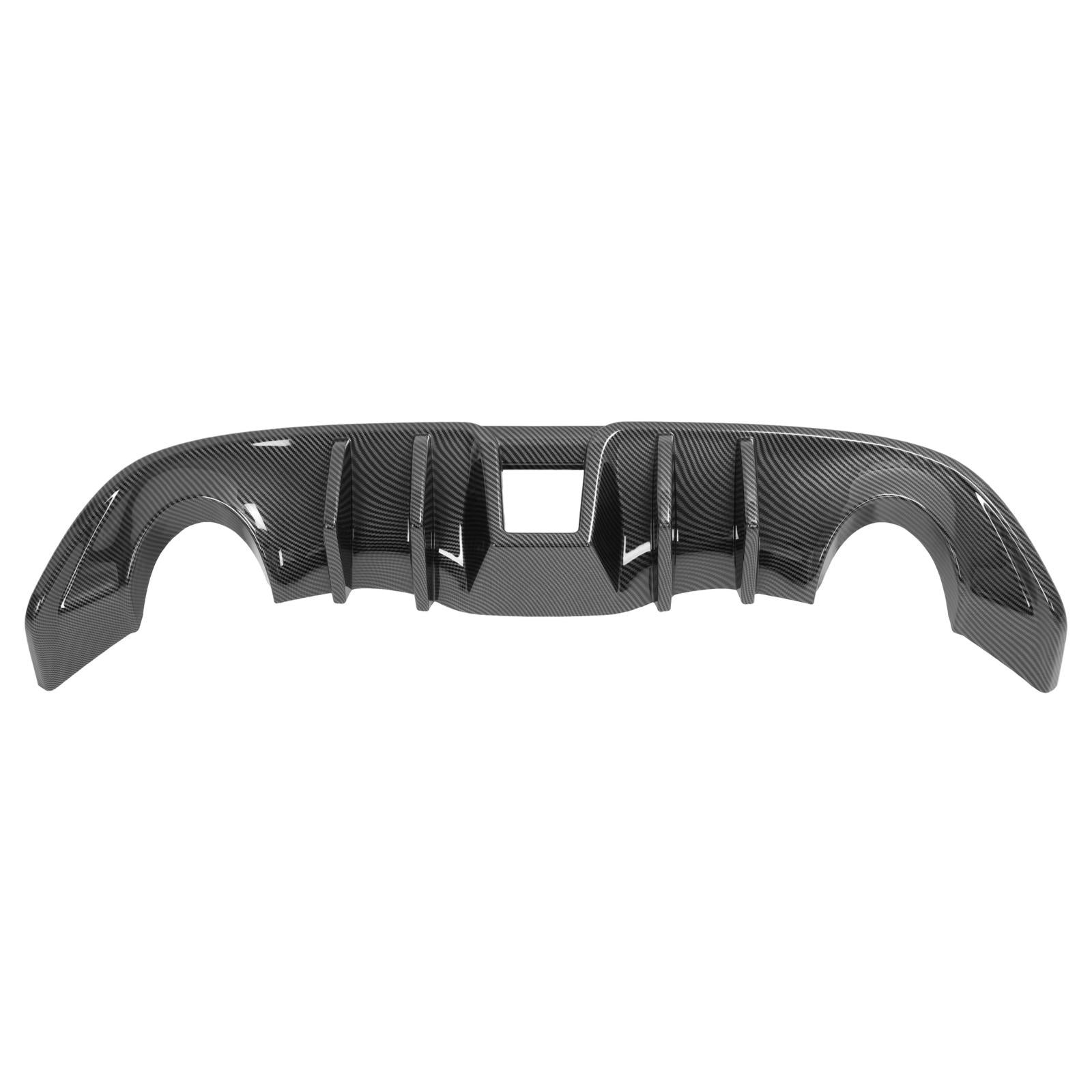 Carbon Look For Nissan 370Z Coupe 2009-2020 Rear Bumper Lip Valance Diffuser PP