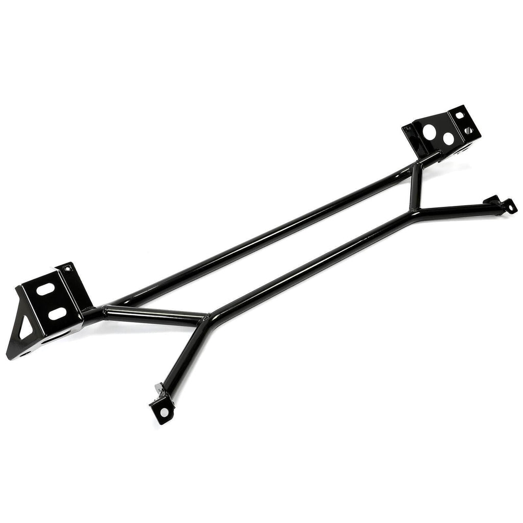 Black Front Power Brace Support For Mitsubishi Lancer EVO 7 8 9 2003-2006