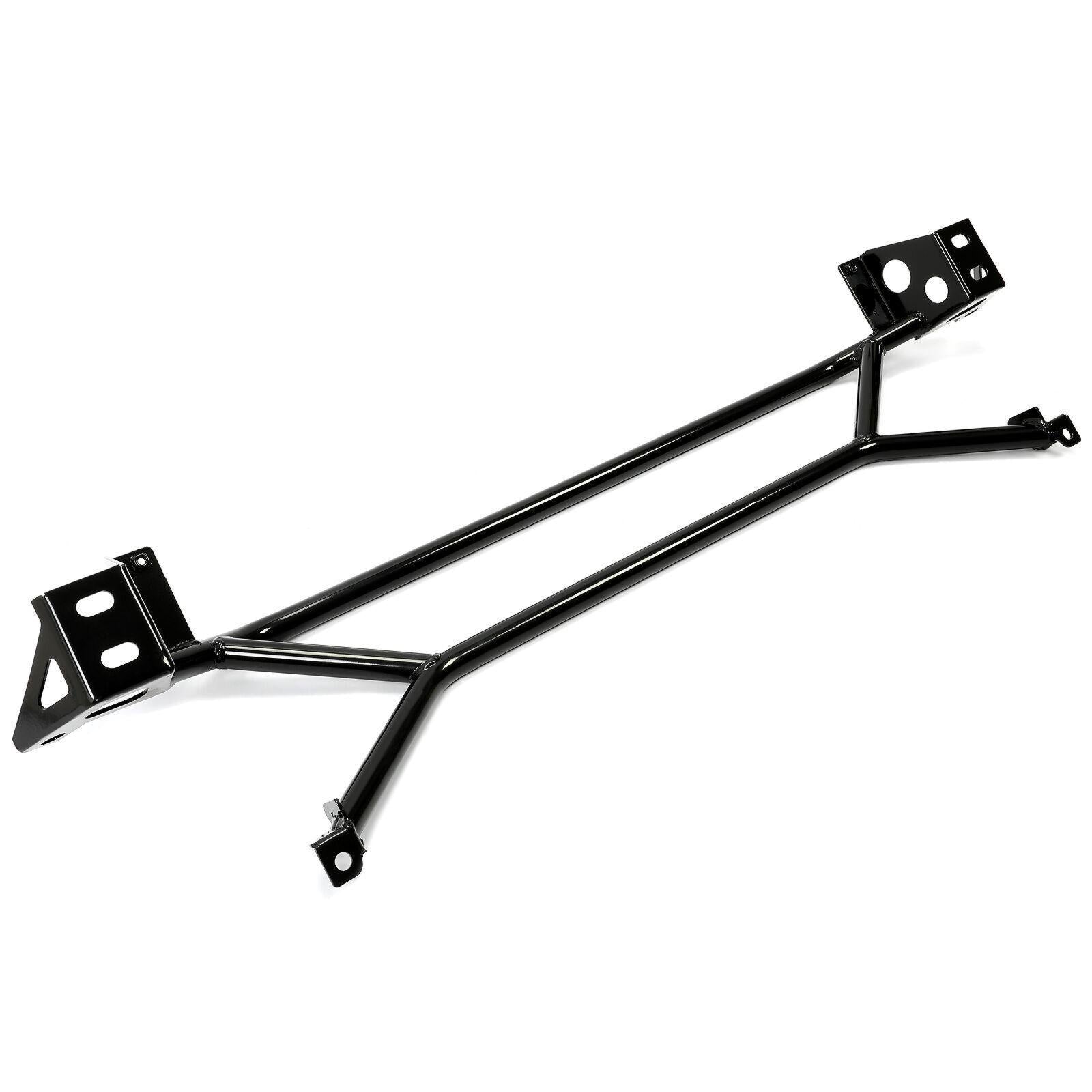 Black Front Power Brace Support For Mitsubishi Lancer EVO 7 8 9 2003-2006