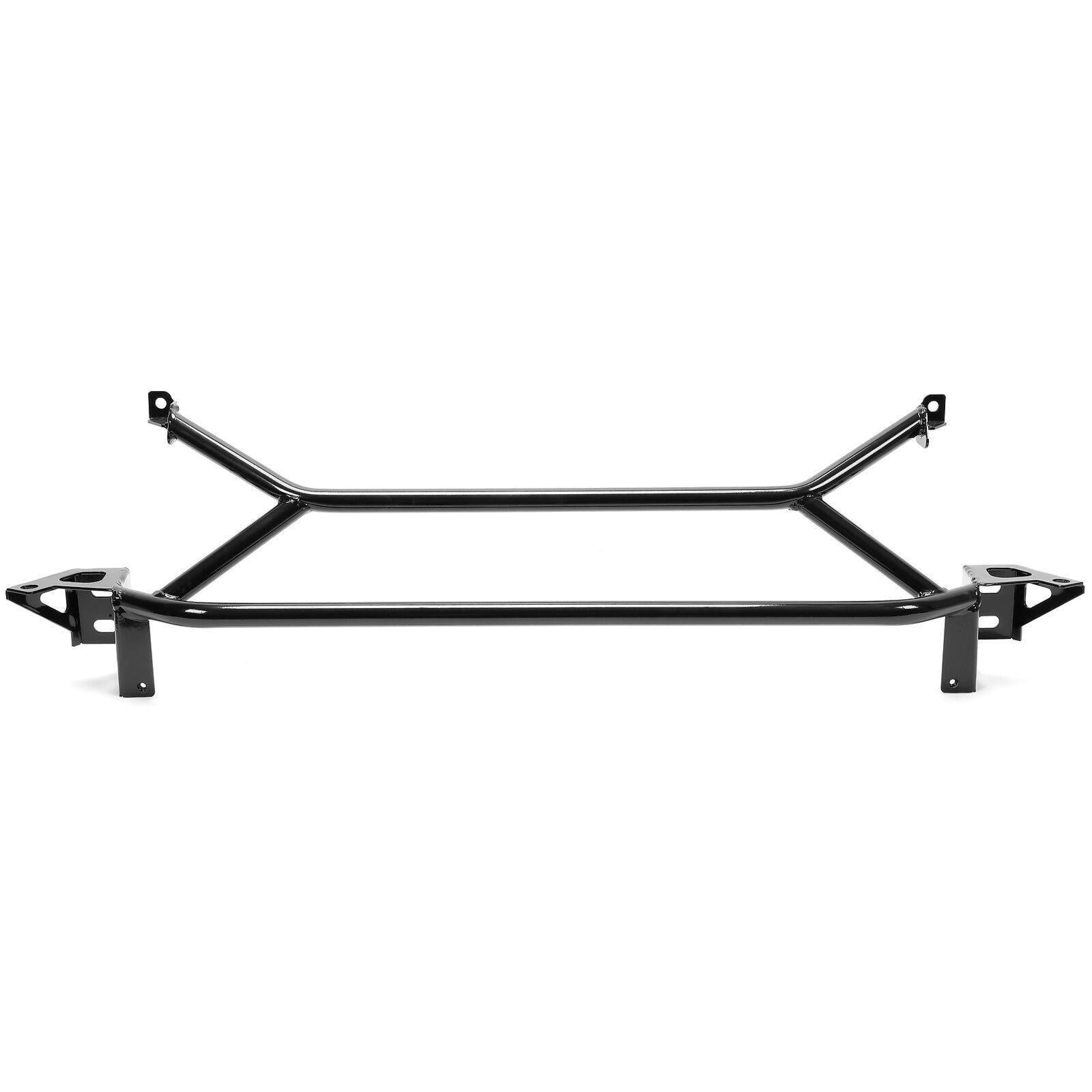 Black Front Power Brace Support For Mitsubishi Lancer EVO 7 8 9 2003-2006
