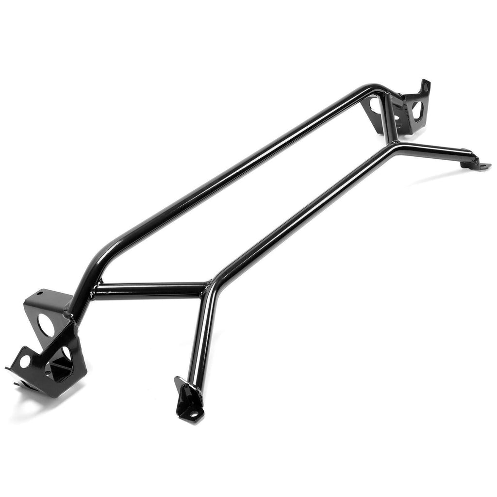 Black Front Power Brace Support For Mitsubishi Lancer EVO 7 8 9 2003-2006