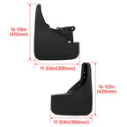 4Pcs Front & Rear Mud Flaps Splash Guards For Ford Bronco 21-25 #M2DZ-16A550-AA