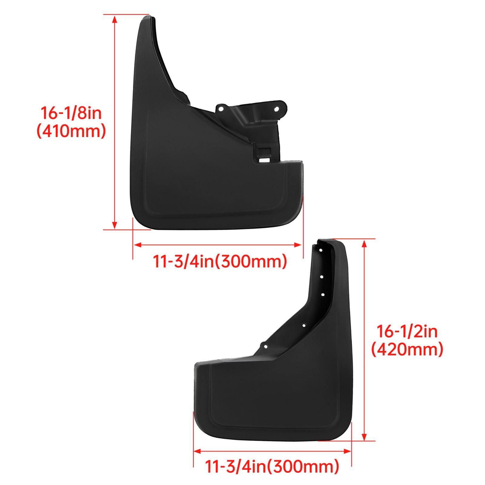 4Pcs Front & Rear Mud Flaps Splash Guards For Ford Bronco 21-25 #M2DZ-16A550-AA