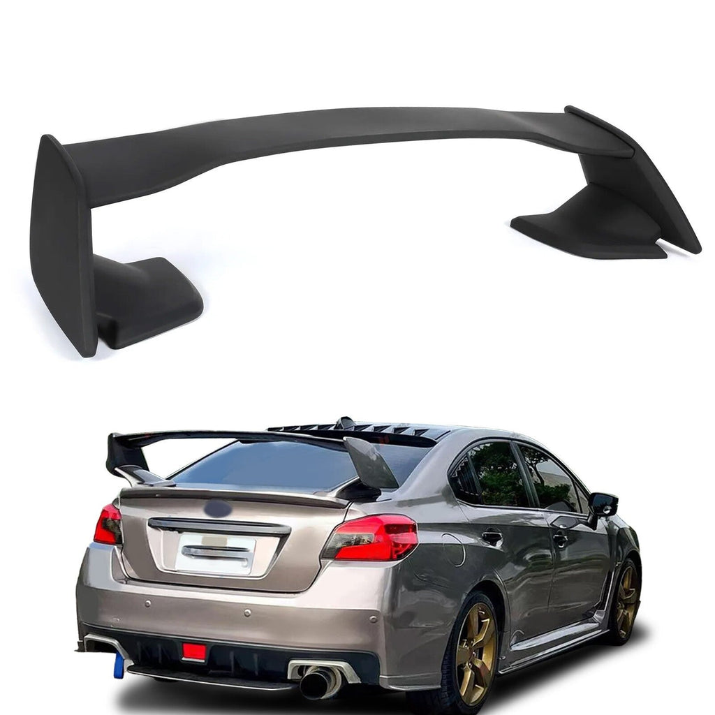 JDM Style Matte Black Rear Trunk Spoiler Wing For Subaru WRX/WRX STI 2015-2021