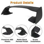JDM Style Matte Black Rear Trunk Spoiler Wing For Subaru WRX/WRX STI 2015-2021