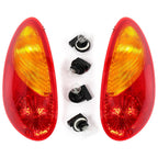 For 2001-2005 Chrysler PT Cruiser Tail Lights Brake Lamps Pair W/Bulb 01 02 03