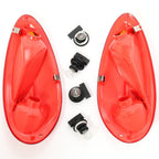 For 2001-2005 Chrysler PT Cruiser Tail Lights Brake Lamps Pair W/Bulb 01 02 03