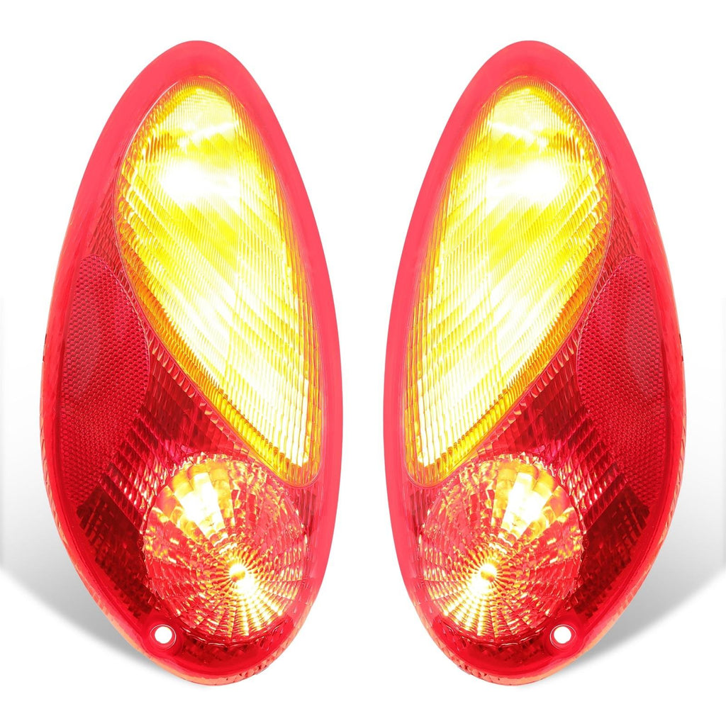 For 2001-2005 Chrysler PT Cruiser Tail Lights Brake Lamps Pair W/Bulb 01 02 03