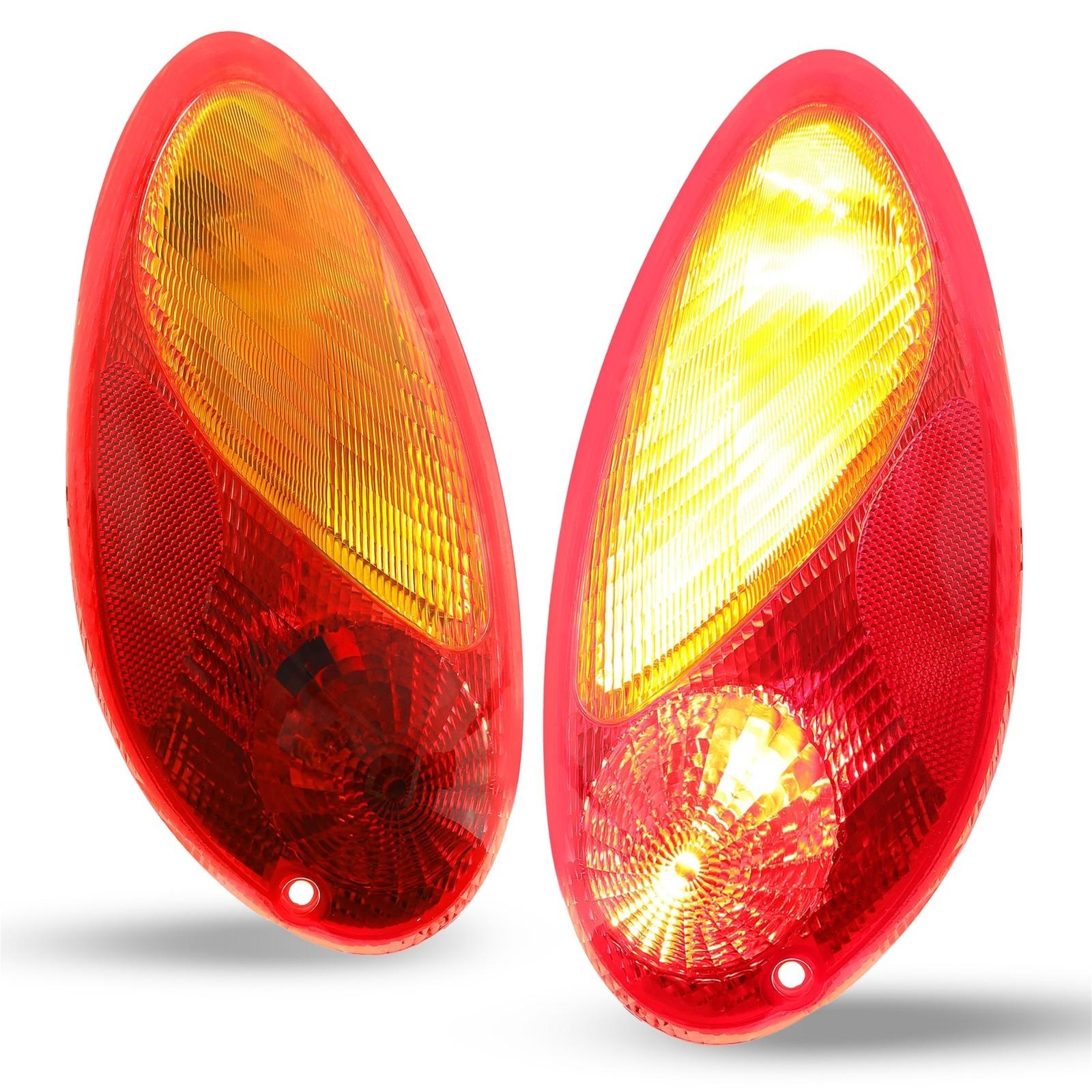 For 2001-2005 Chrysler PT Cruiser Tail Lights Brake Lamps Pair W/Bulb 01 02 03