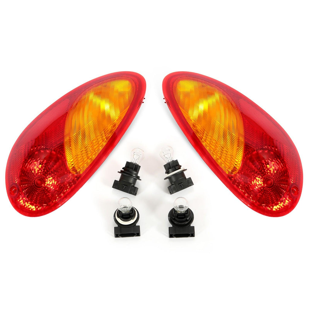 For 2001-2005 Chrysler PT Cruiser Tail Lights Brake Lamps Pair W/Bulb 01 02 03