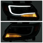 For  Chevy Colorado 2015-2022 LED Tube DRL Dual Projector Headlights Headlamps