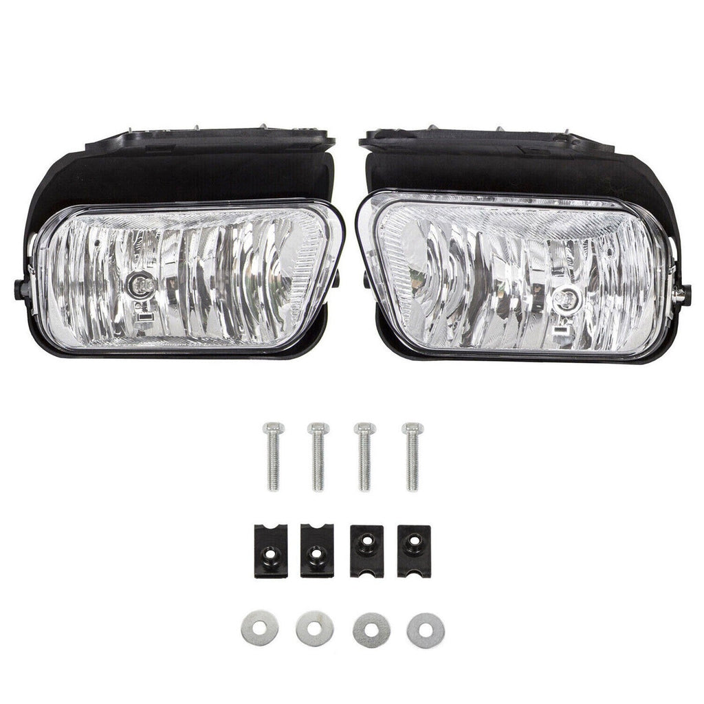 Bumper Fog Lights Lamps Left+Right Fit For 2003-2006 Chevy Silverado Avalanche