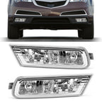 For Acura MDX 2010-2013 Pair Front Bumper Fog  Light Driving Lamp Left & Right