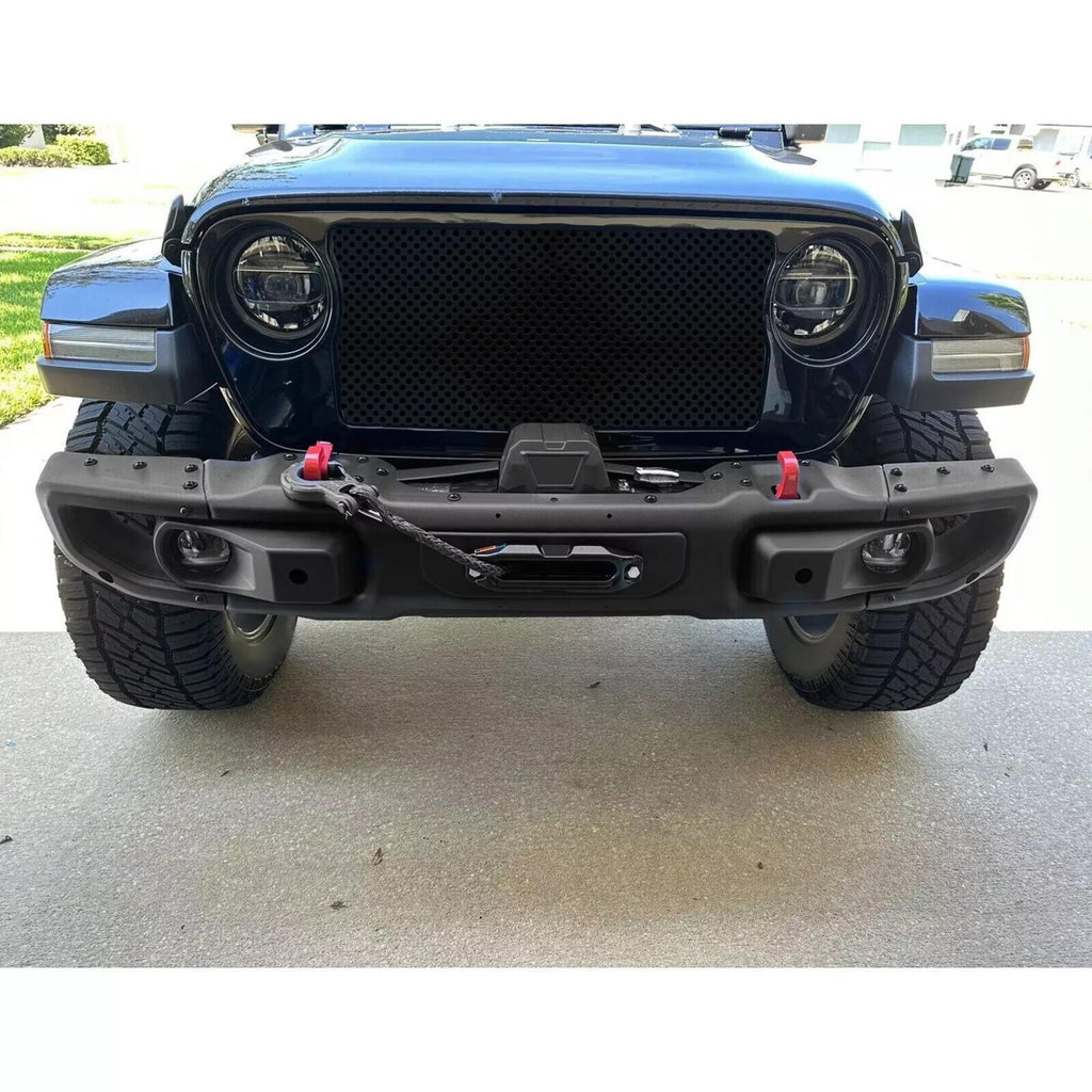 10th Anniversary Front Bumper For 18-24 Jeep Wrangler JL Gladiator W/Mount Plate
