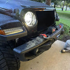 10th Anniversary Front Bumper For 18-24 Jeep Wrangler JL Gladiator W/Mount Plate
