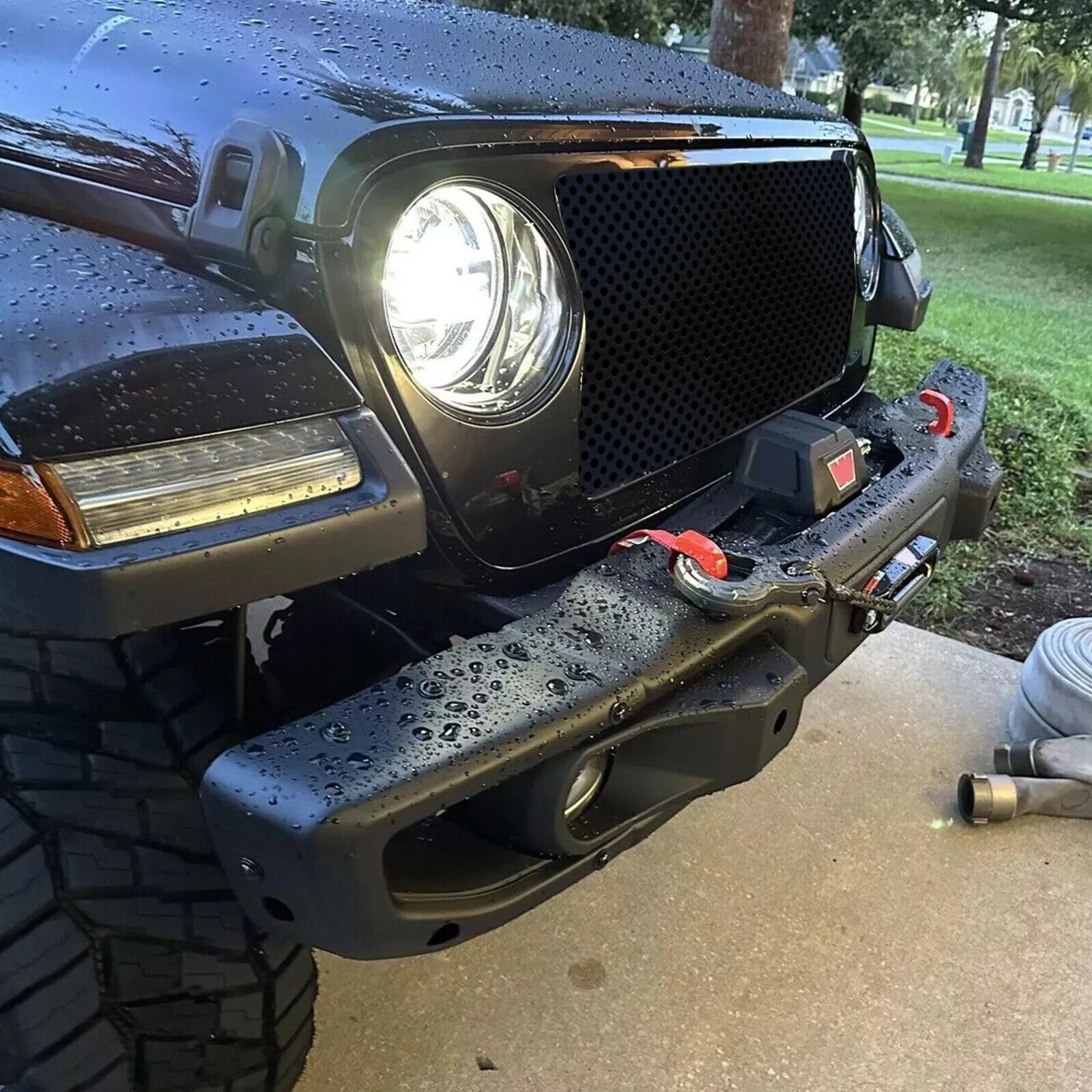 10th Anniversary Front Bumper For 18-24 Jeep Wrangler JL Gladiator W/Mount Plate