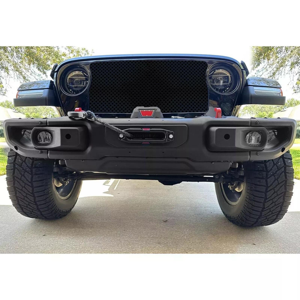 10th Anniversary Front Bumper For 18-24 Jeep Wrangler JL Gladiator W/Mount Plate