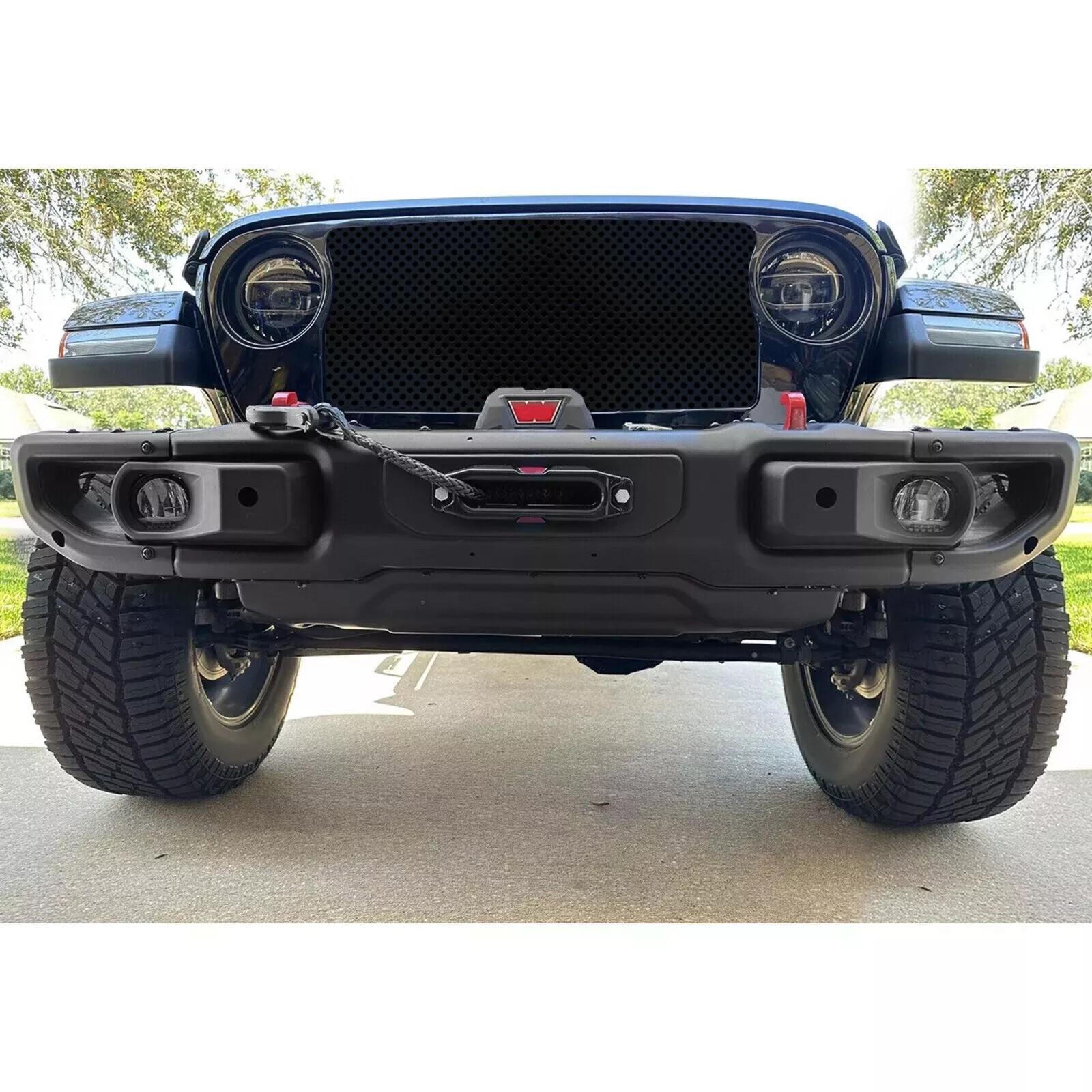 10th Anniversary Front Bumper For 18-24 Jeep Wrangler JL Gladiator W/Mount Plate