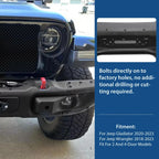 10th Anniversary Front Bumper For 18-24 Jeep Wrangler JL Gladiator W/Mount Plate
