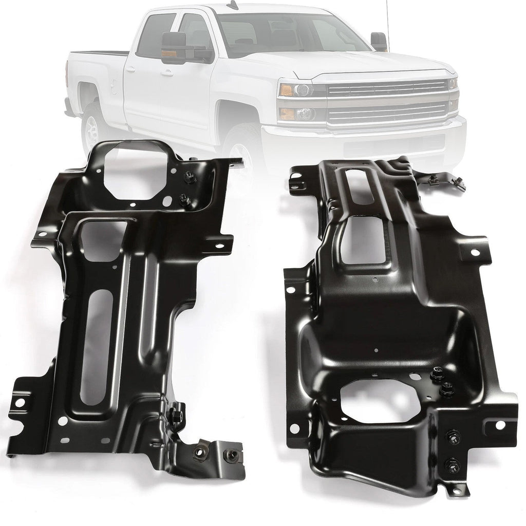 Bumper Bracket Set For 2015-2019 Chevrolet Silverado 2500 HD 2 Pcs Front LH & RH
