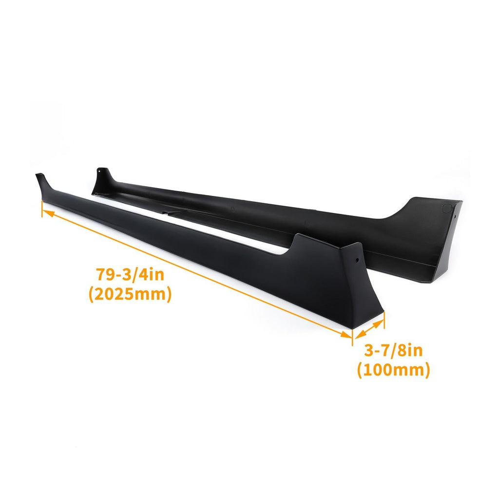 For Honda Accord 2013-17 4 Dr JDM MOD Style Side Skirts Extension PP Pair w/Tape