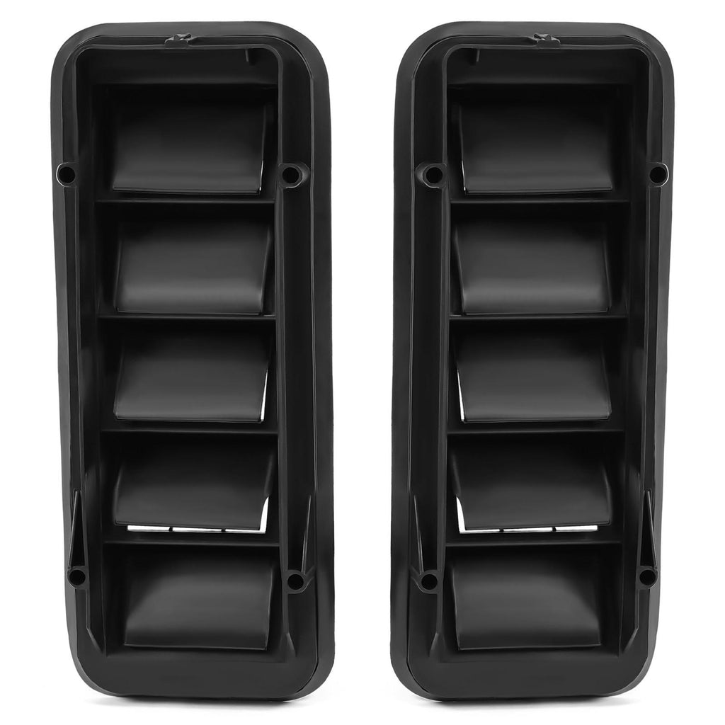2x Back Panel Cab Air Vent Relief Grille For 1999-22 Chevrolet Silverado Sierra