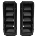 2x Back Panel Cab Air Vent Relief Grille For 1999-22 Chevrolet Silverado Sierra