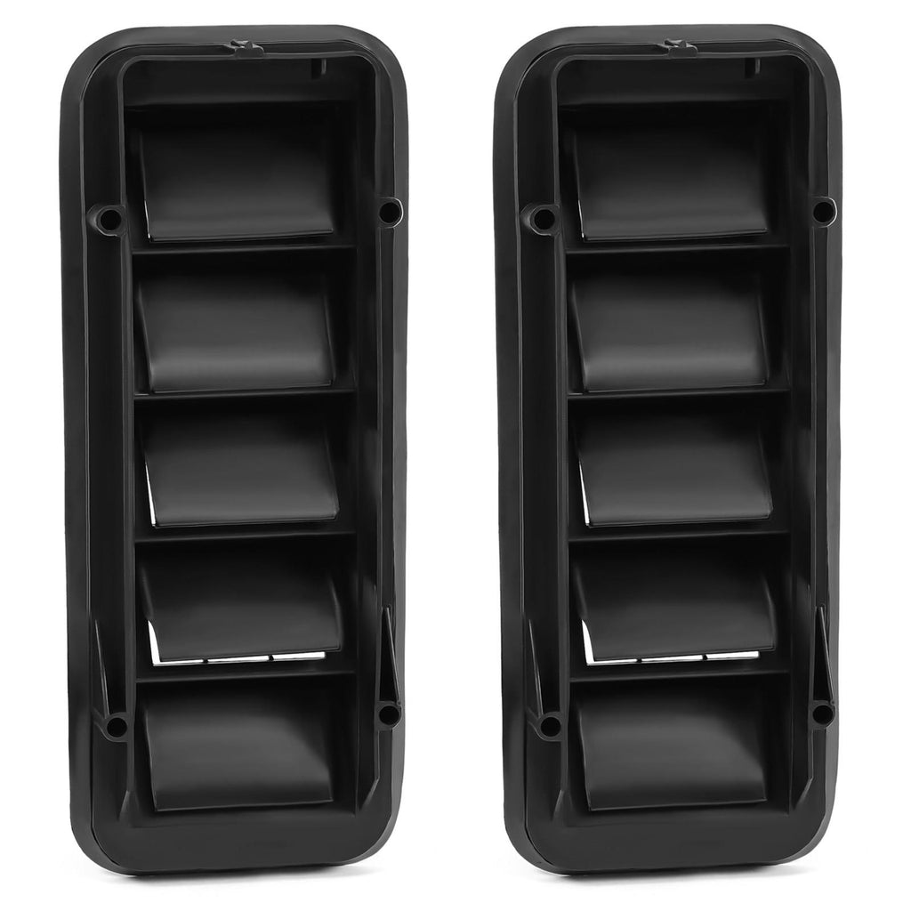 2x Back Panel Cab Air Vent Relief Grille For 1999-22 Chevrolet Silverado Sierra