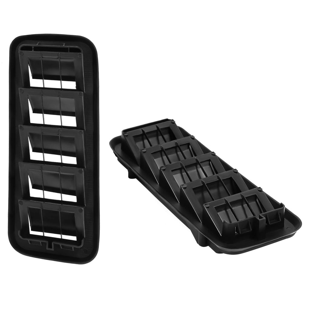 2x Back Panel Cab Air Vent Relief Grille For 1999-22 Chevrolet Silverado Sierra