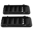 2x Back Panel Cab Air Vent Relief Grille For 1999-22 Chevrolet Silverado Sierra