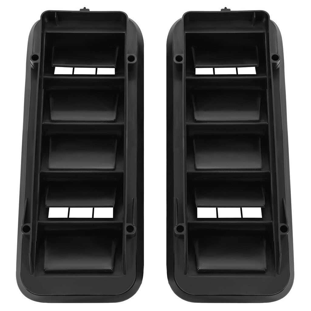 2x Back Panel Cab Air Vent Relief Grille For 1999-22 Chevrolet Silverado Sierra