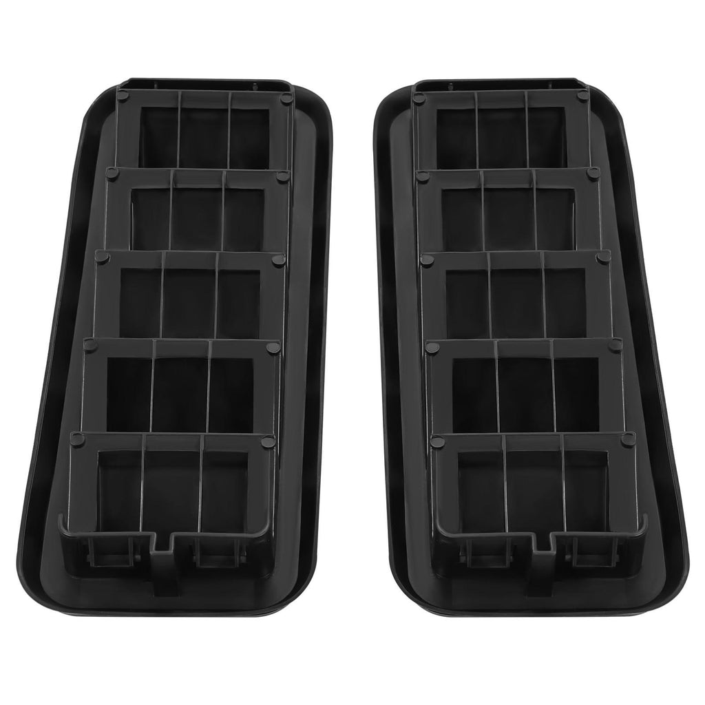 2x Back Panel Cab Air Vent Relief Grille For 1999-22 Chevrolet Silverado Sierra