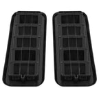 2x Back Panel Cab Air Vent Relief Grille For 1999-22 Chevrolet Silverado Sierra