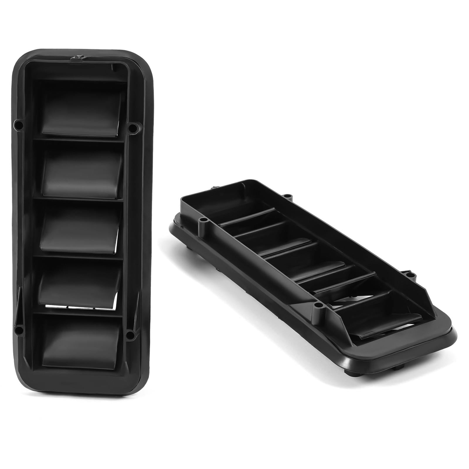 2x Back Panel Cab Air Vent Relief Grille For 1999-22 Chevrolet Silverado Sierra