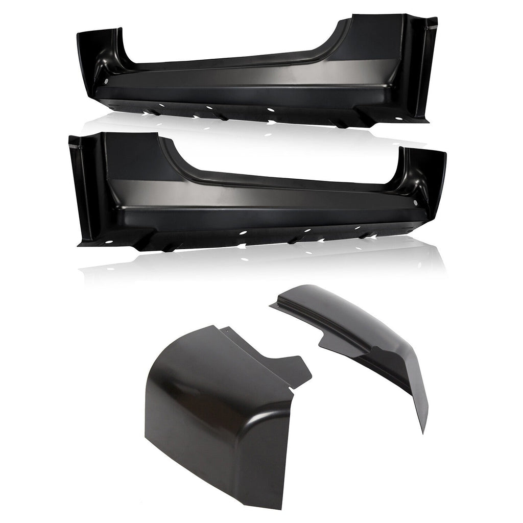 Rocker Panels & Cab Corners For 07-13 Chevy Silverado Sierra Standard Cab 2Dr